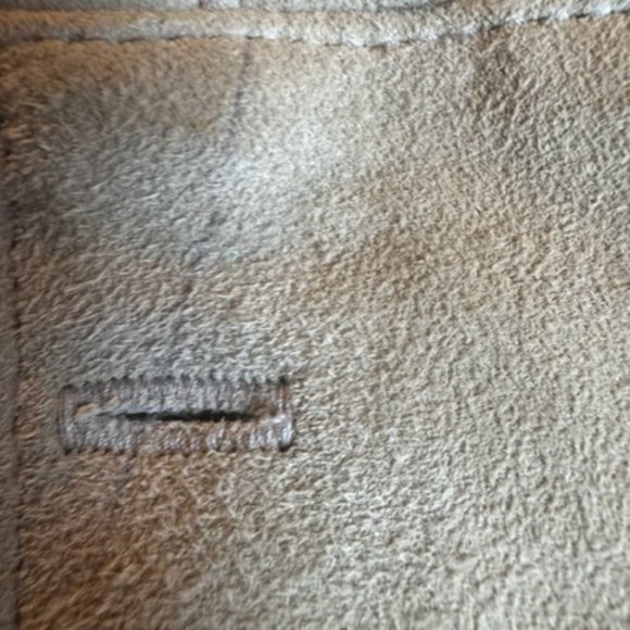 FACONNABLE Beige Suede Button Down Shirt Jacket – XS - Picture 12 of 13